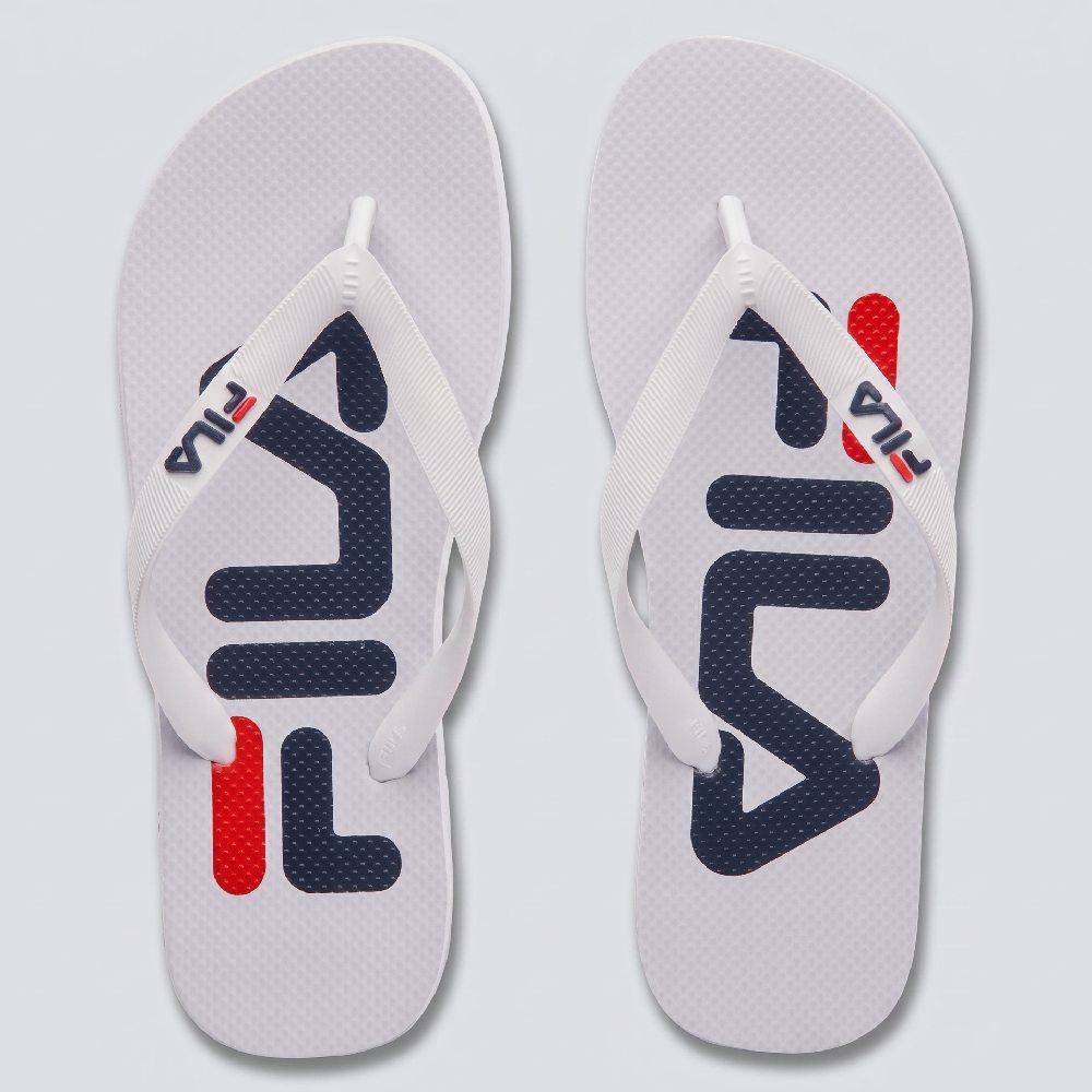 Chinelo Fila Masulino Fingers Branco/Marinho