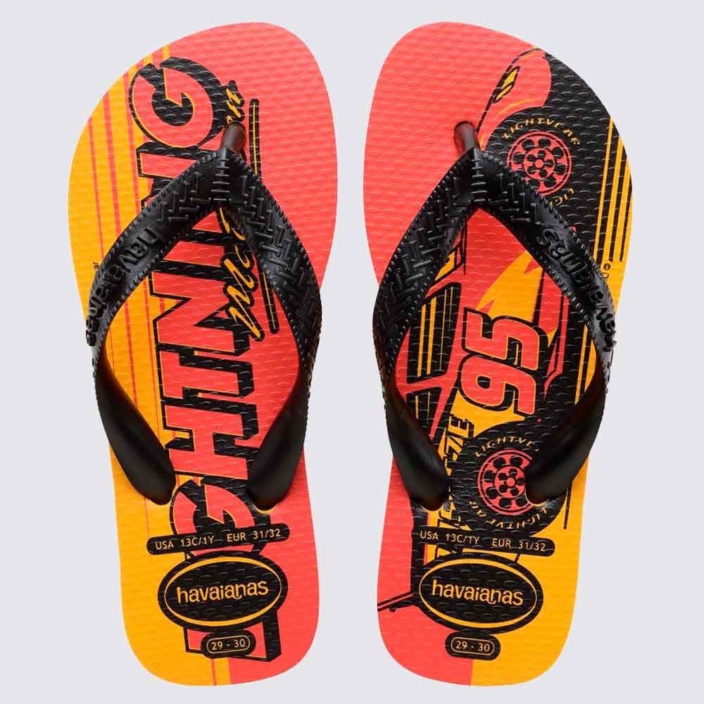 Chinelo Havaianas Infantil Carros Disney Amarelo Pop