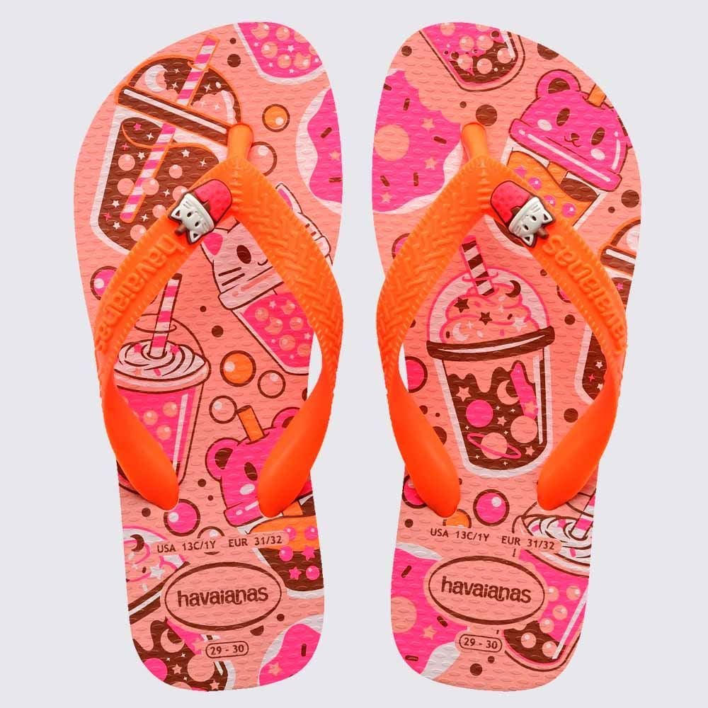 Chinelo Havaianas Infantil Fantasy Blossom