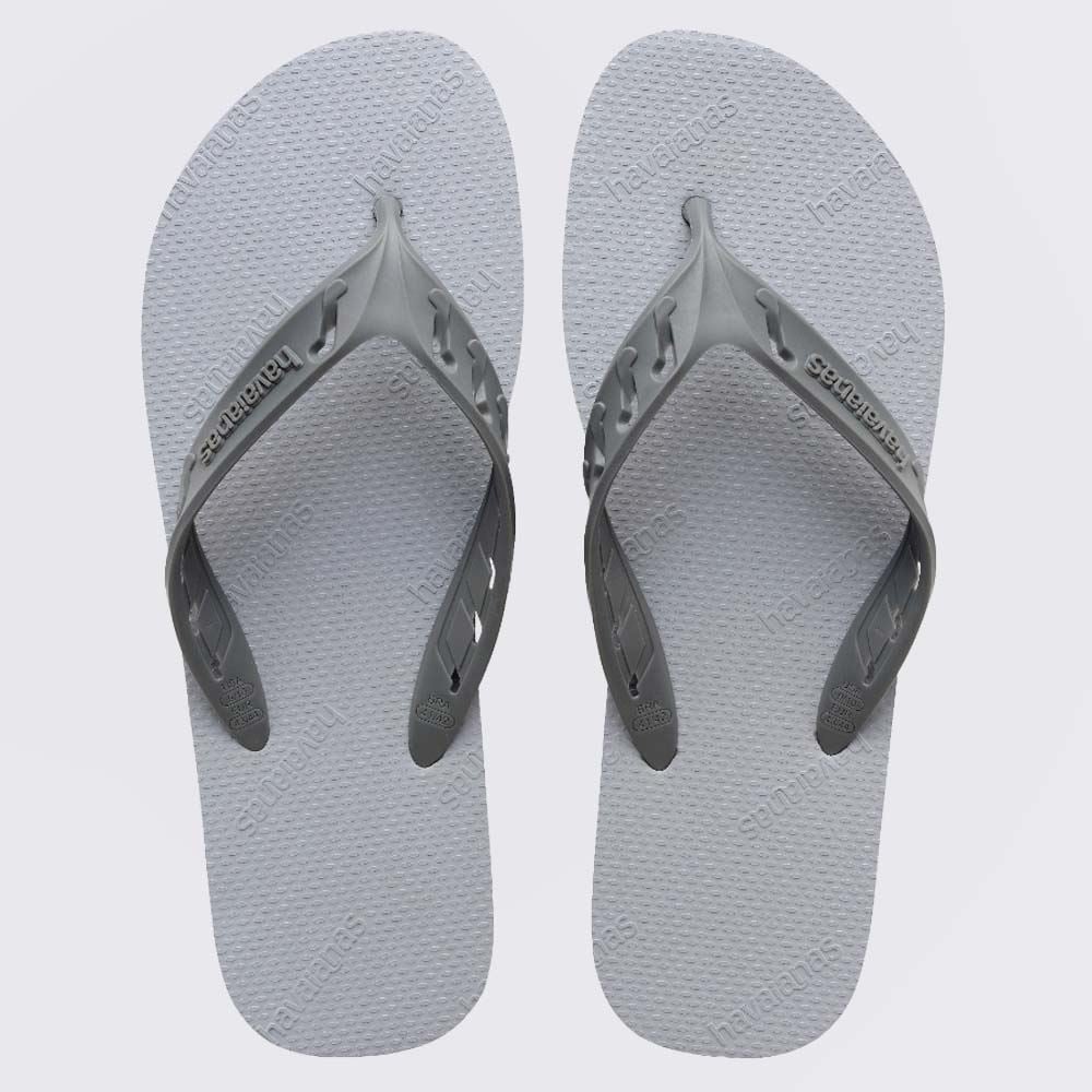 Chinelo Havaianas Masculino Track Go Cinza Gelo