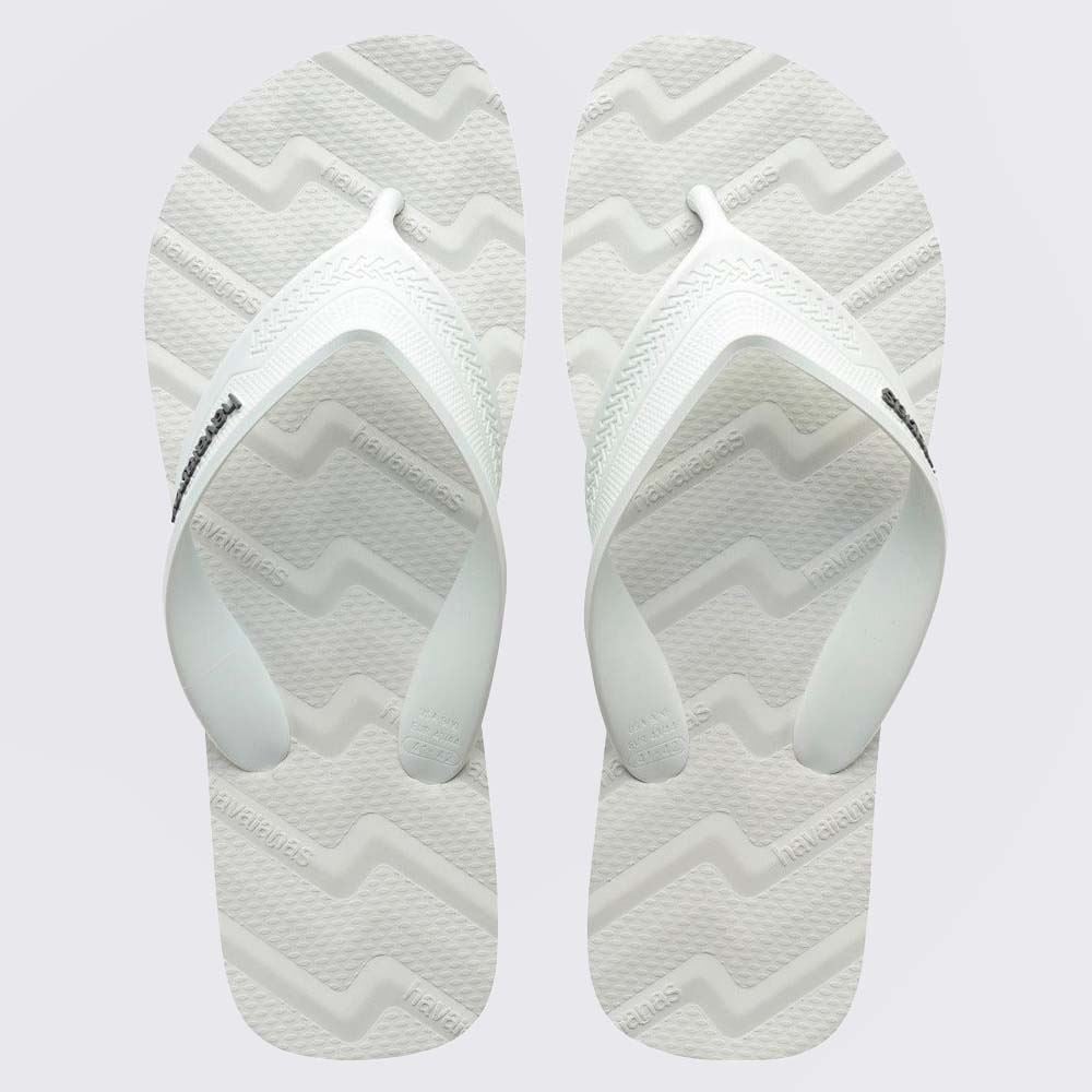 Chinelo Havaianas Masculino Track Waves Branco