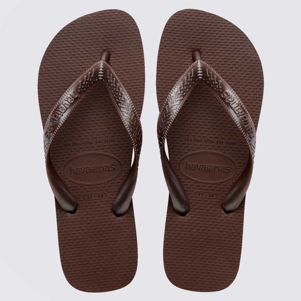 Chinelo Havaianas Unissex Top Tiras Cafe