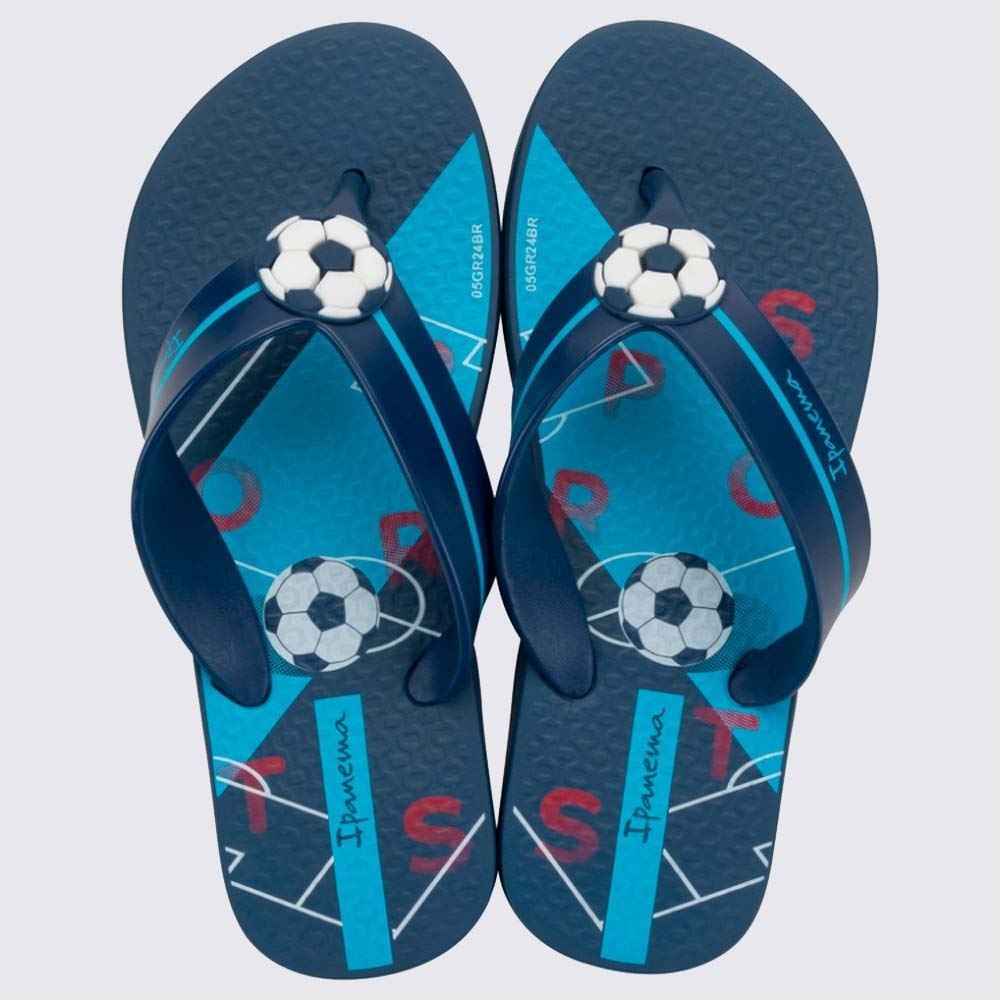 Chinelo Ipanema Infantil Menino Sporty Azul