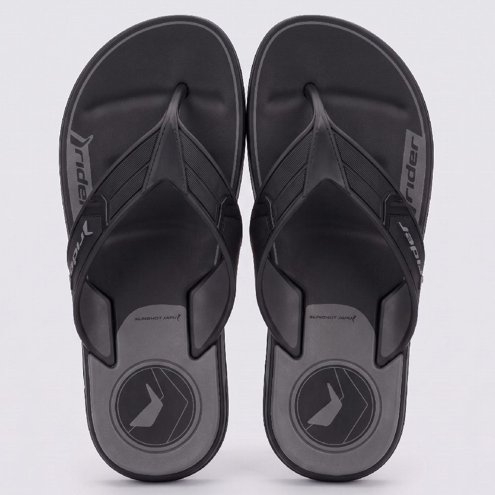 Chinelo Rider Masculino Start Preto/Cinza