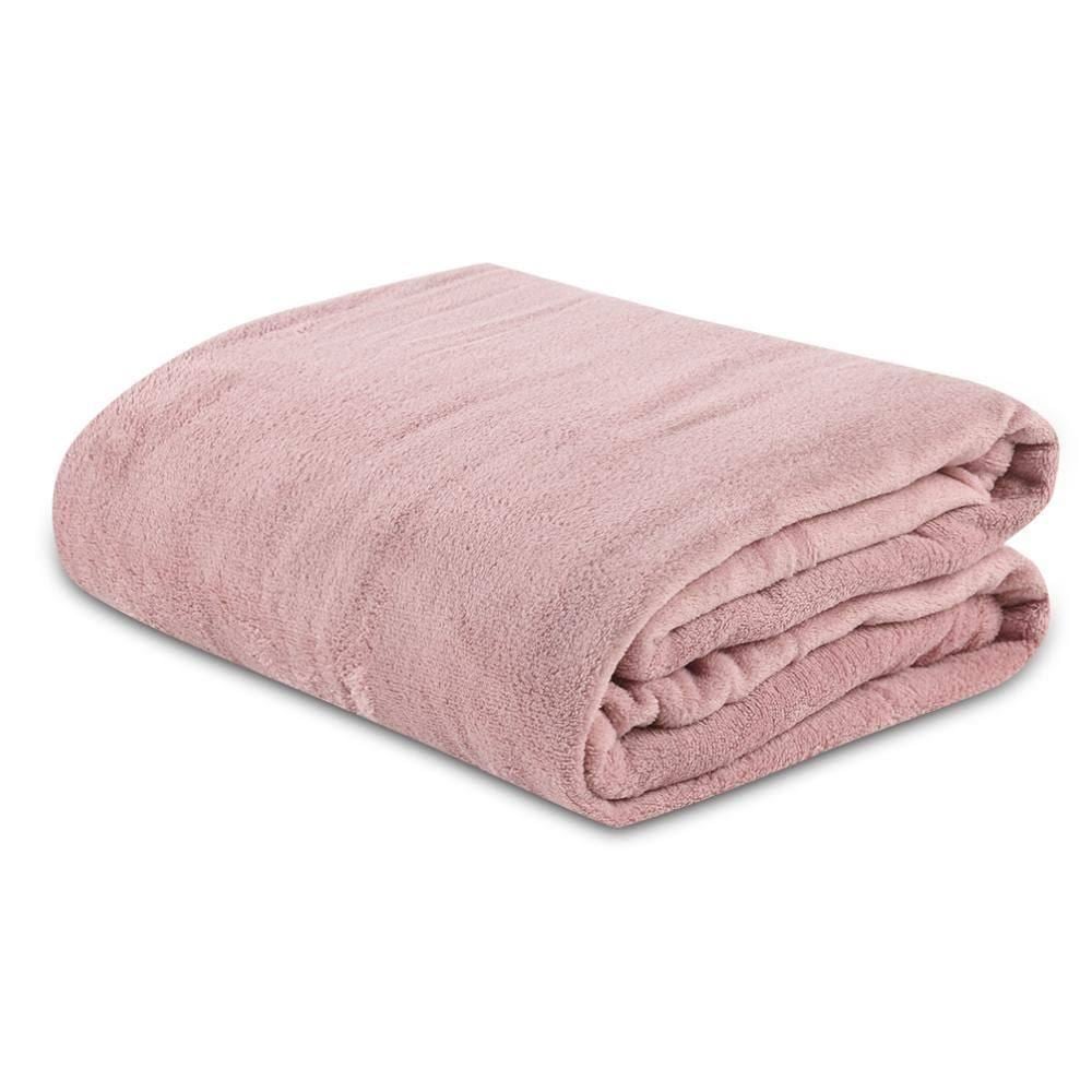 Cobertor Casal Microfibra Paris Havan Casa - Rose