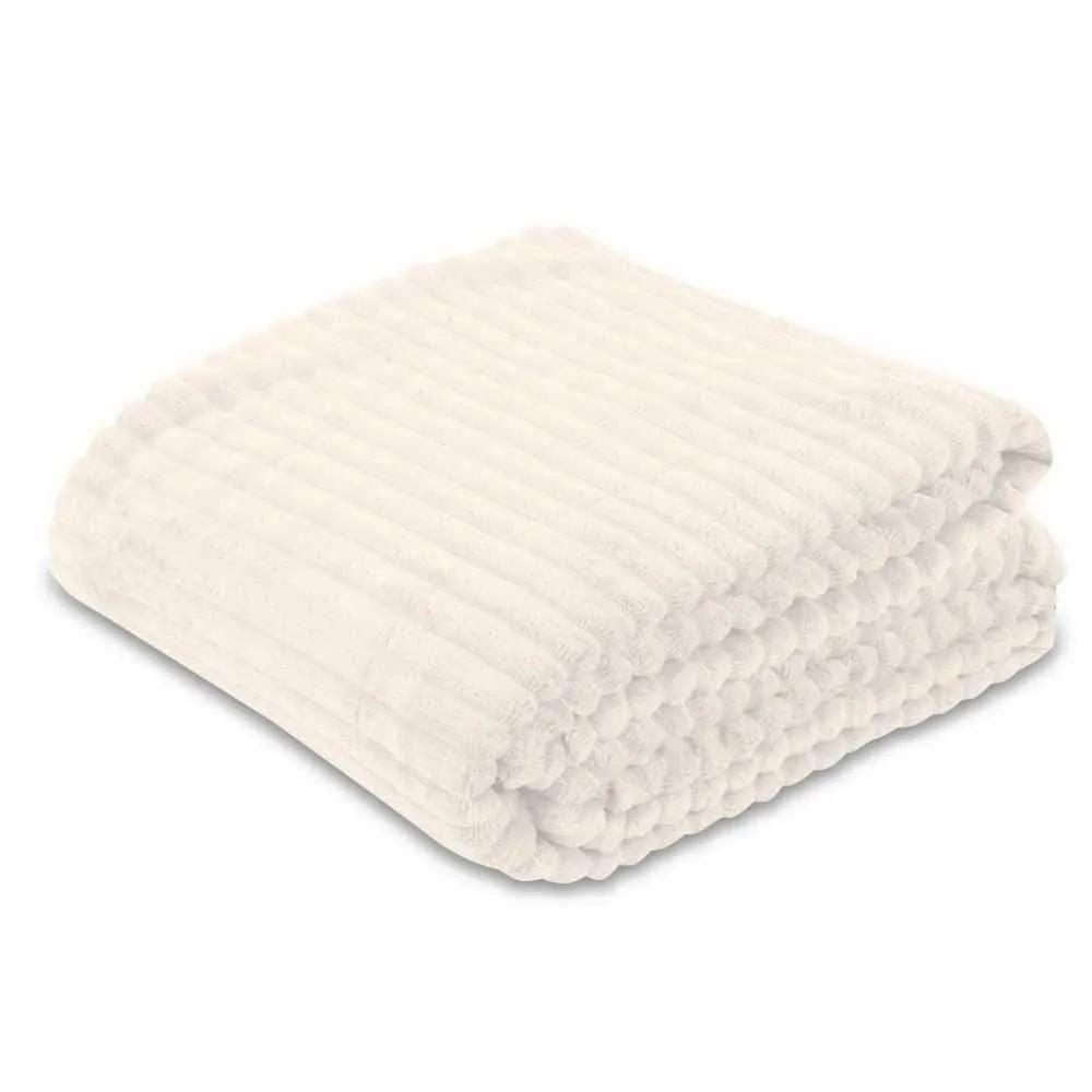 Cobertor Casal Montreal Havan Casa 100% Poliéster - Off White