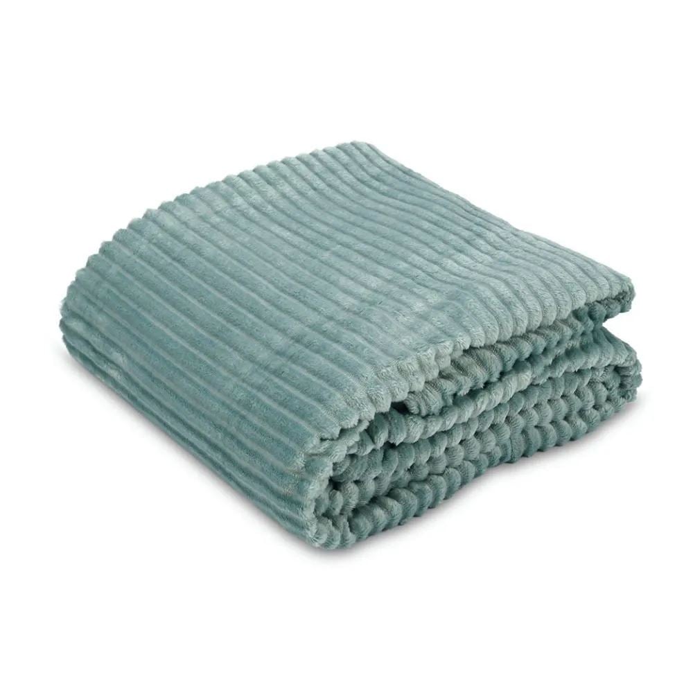 Cobertor Solteiro Montreal 100% Poliéster Havan Casa - Verde Capri