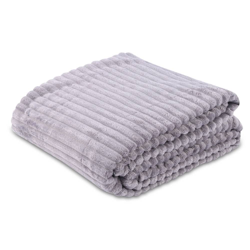 Cobertor Solteiro Montreal Havan Casa - Cinza Amianto