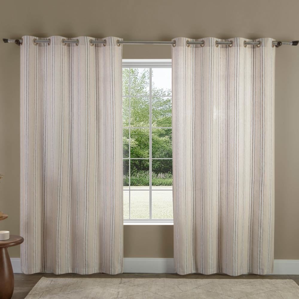 Cortina para Quarto e Sala 2,60X2,30 m Chenille Havan Casa - Berlim Bege