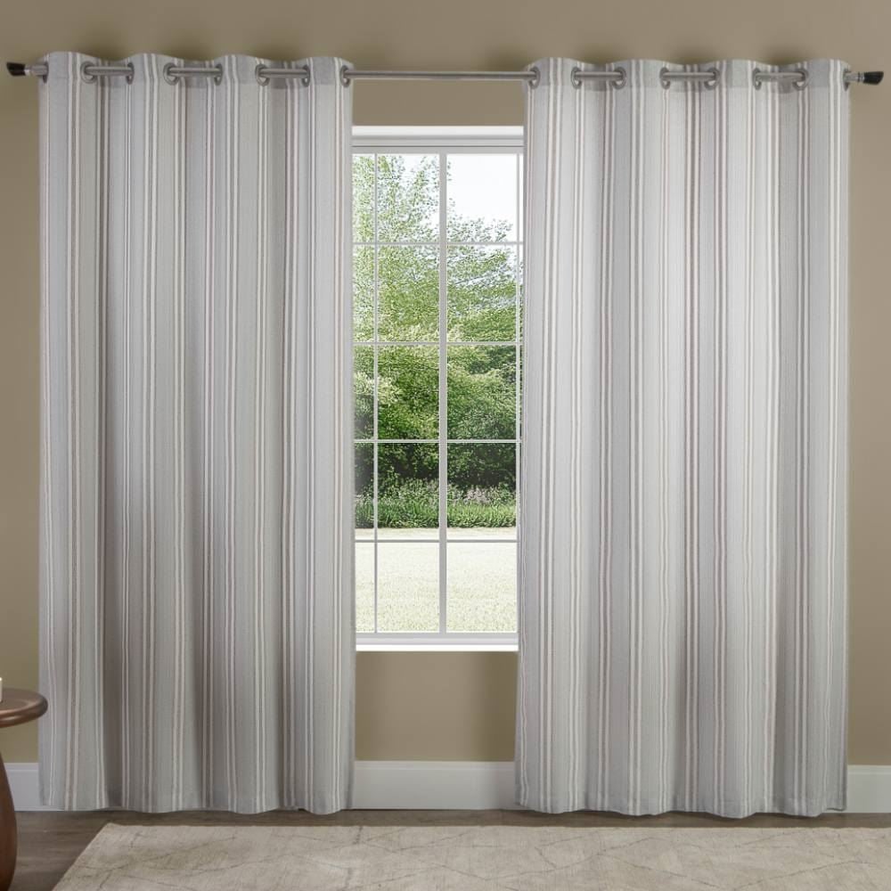 Cortina para Quarto e Sala 2,60X2,30 m Chenille Havan Casa - Berlim Cinza