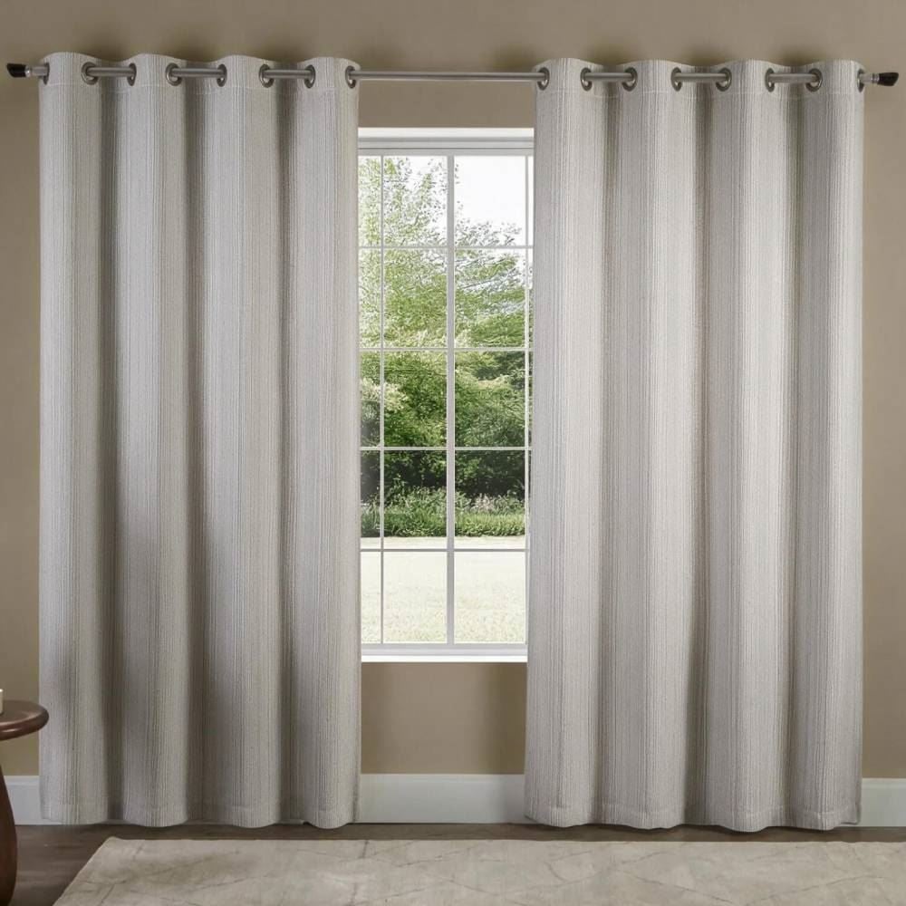 Cortina para Quarto e Sala 2,60 X 2,30M Chenille Havan Casa - Gardenia Off
