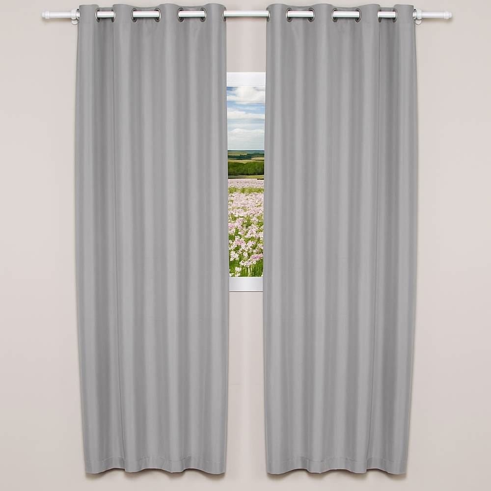 Cortina para Quarto e Sala 2,60X2,30 m Corta Luz Unika Havan Casa - Cinza