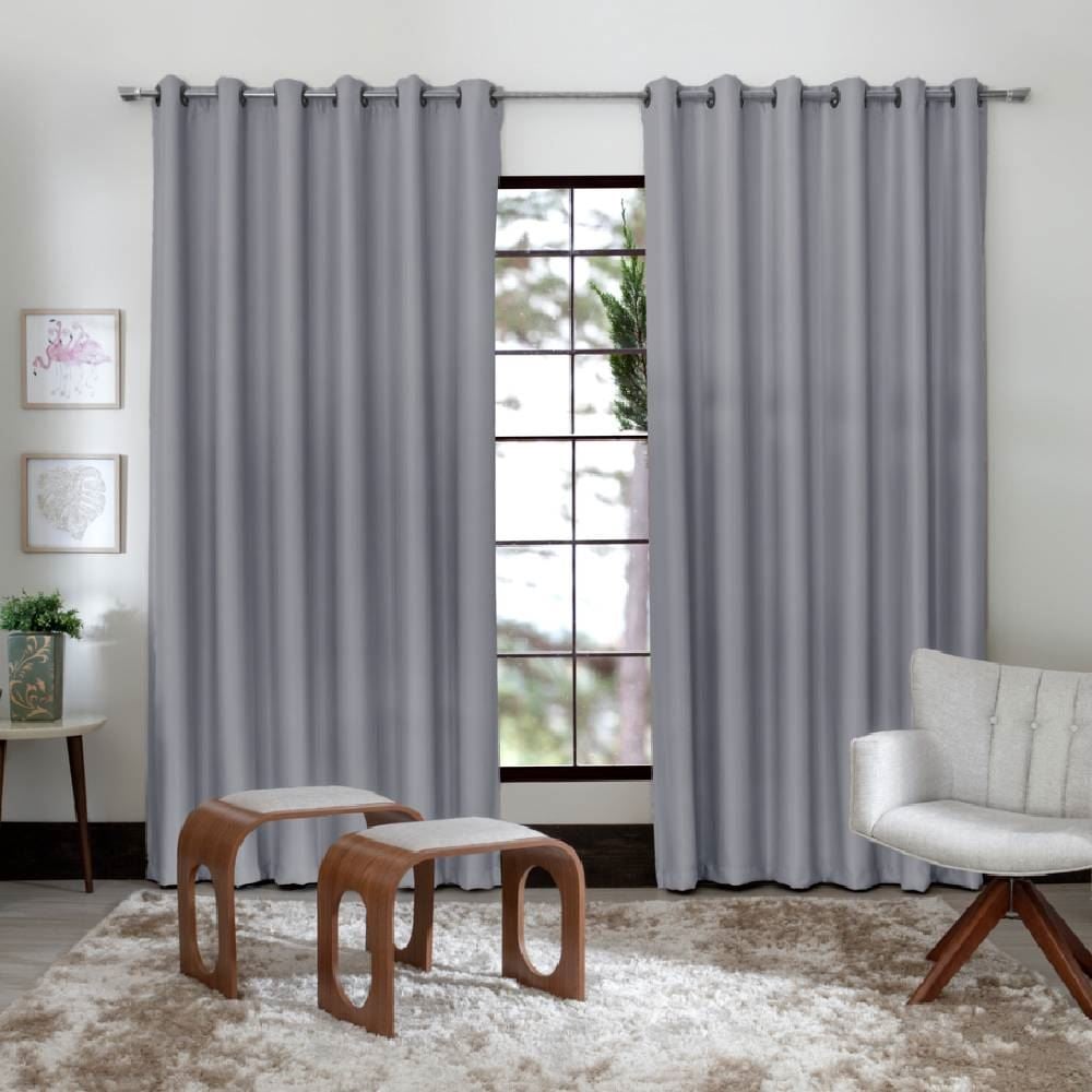 Cortina para Quarto e Sala 3,60X2,50 m Corta Luz Belize Havan Casa - Cinza