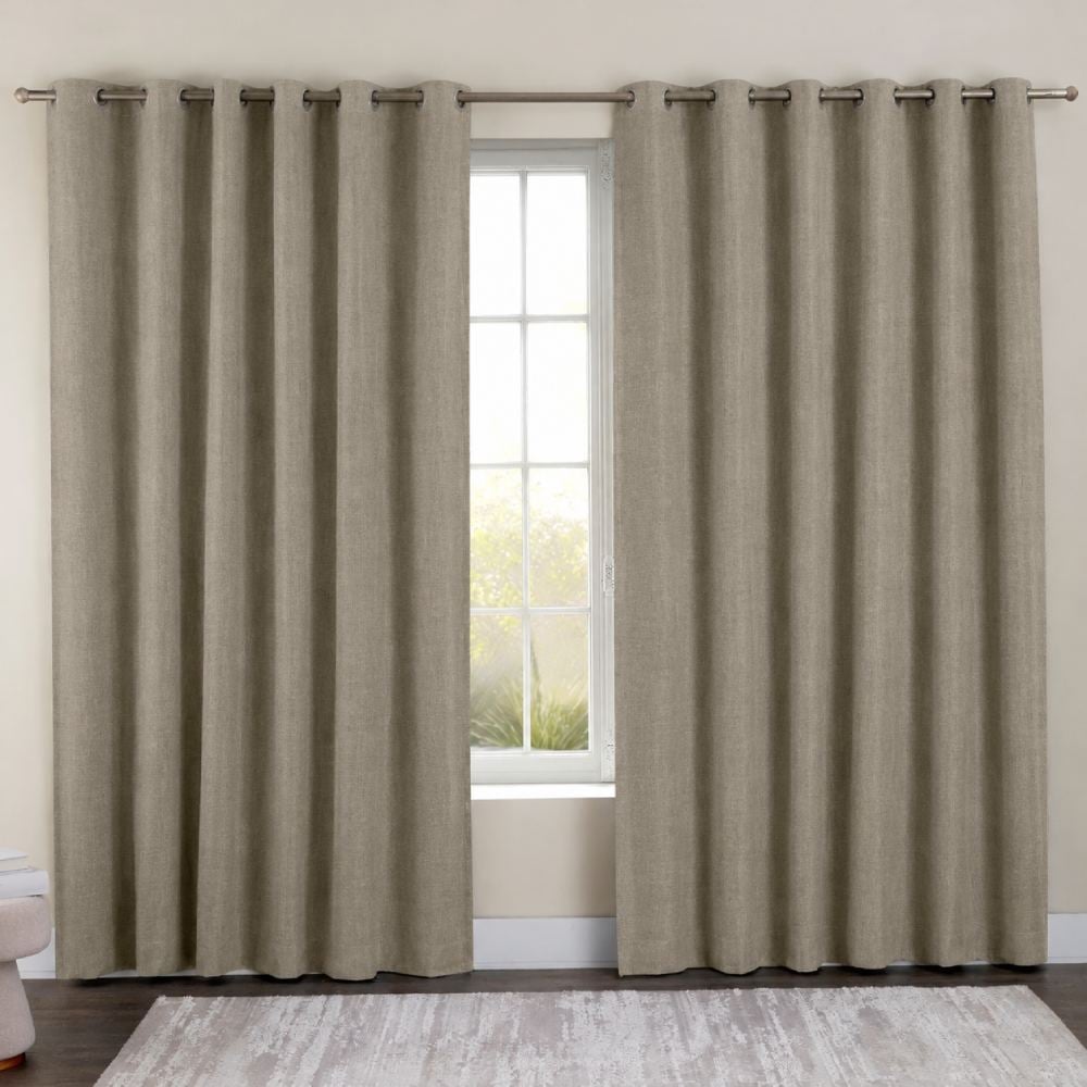 Cortina para Quarto e Sala 4,00X2,50 Blackout Dual Block Havan Casa - Bege 212
