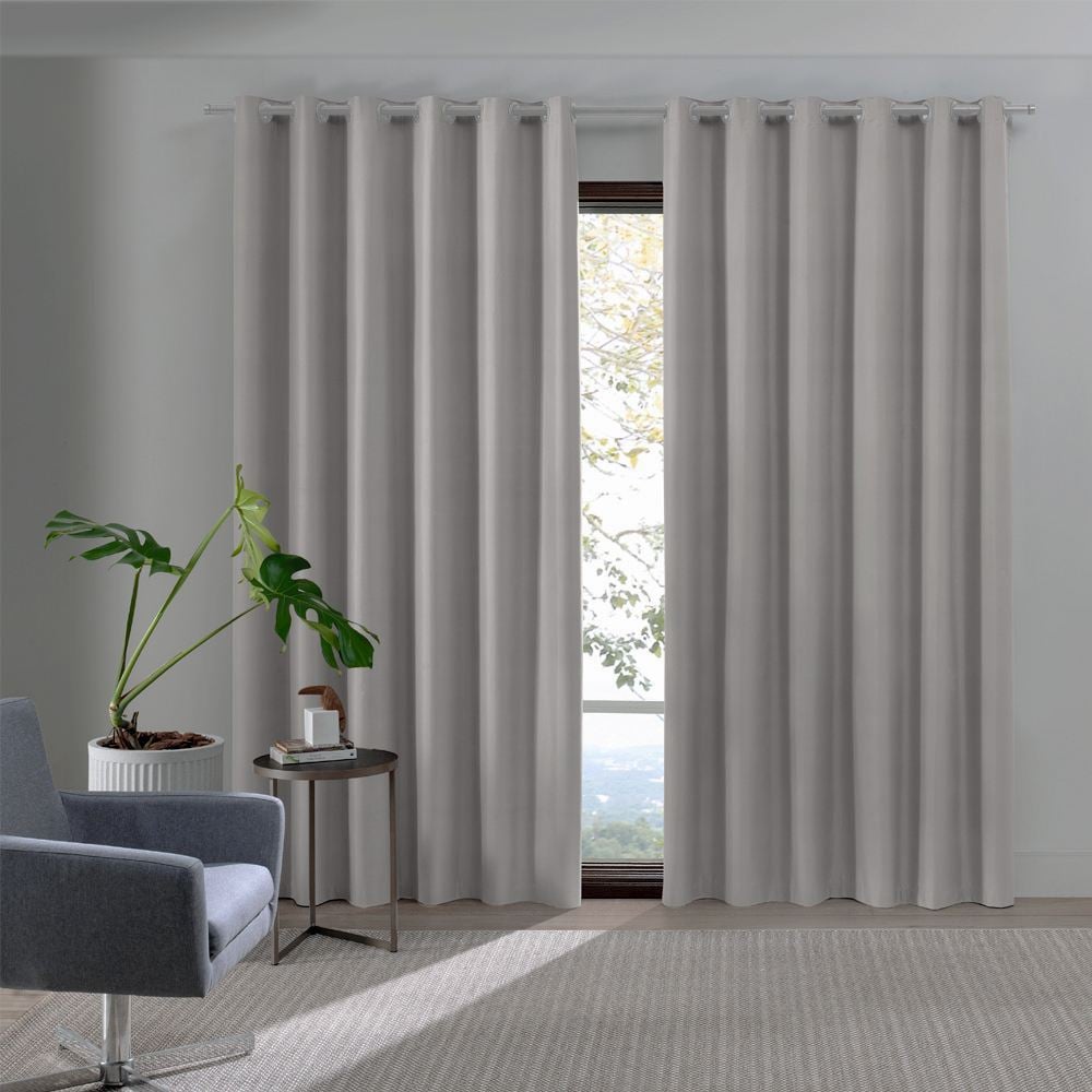 Cortina para Quarto e Sala 4,20X2,50 m Blackout Turim Havan Casa - Cinza