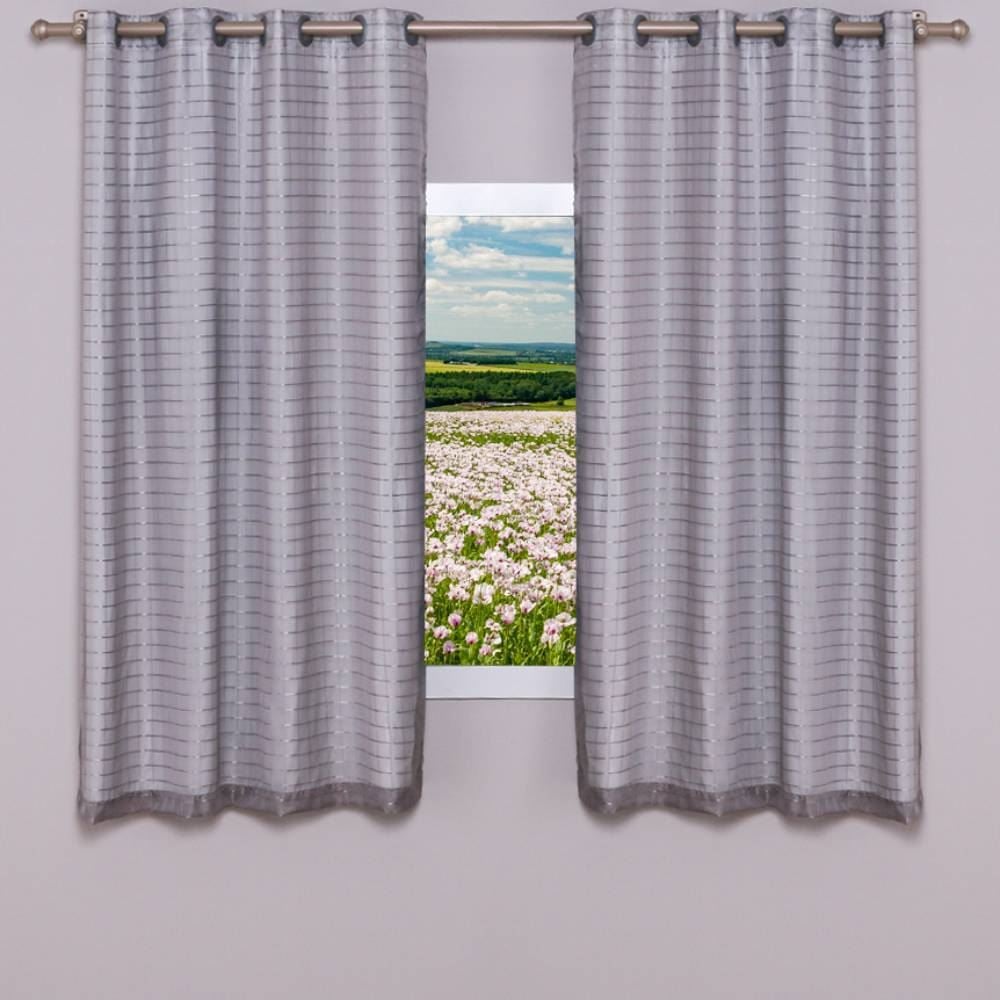 Cortina Para Quarto Ou Sala 2,60X1,70 M Pratika York Slim Havan Casa - Cinza