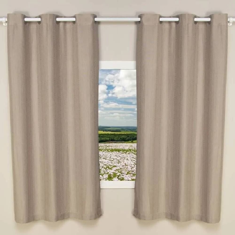 Cortina para Quarto e Sala 2,40X1,70M Rústica Veneza Havan Casa - Cru