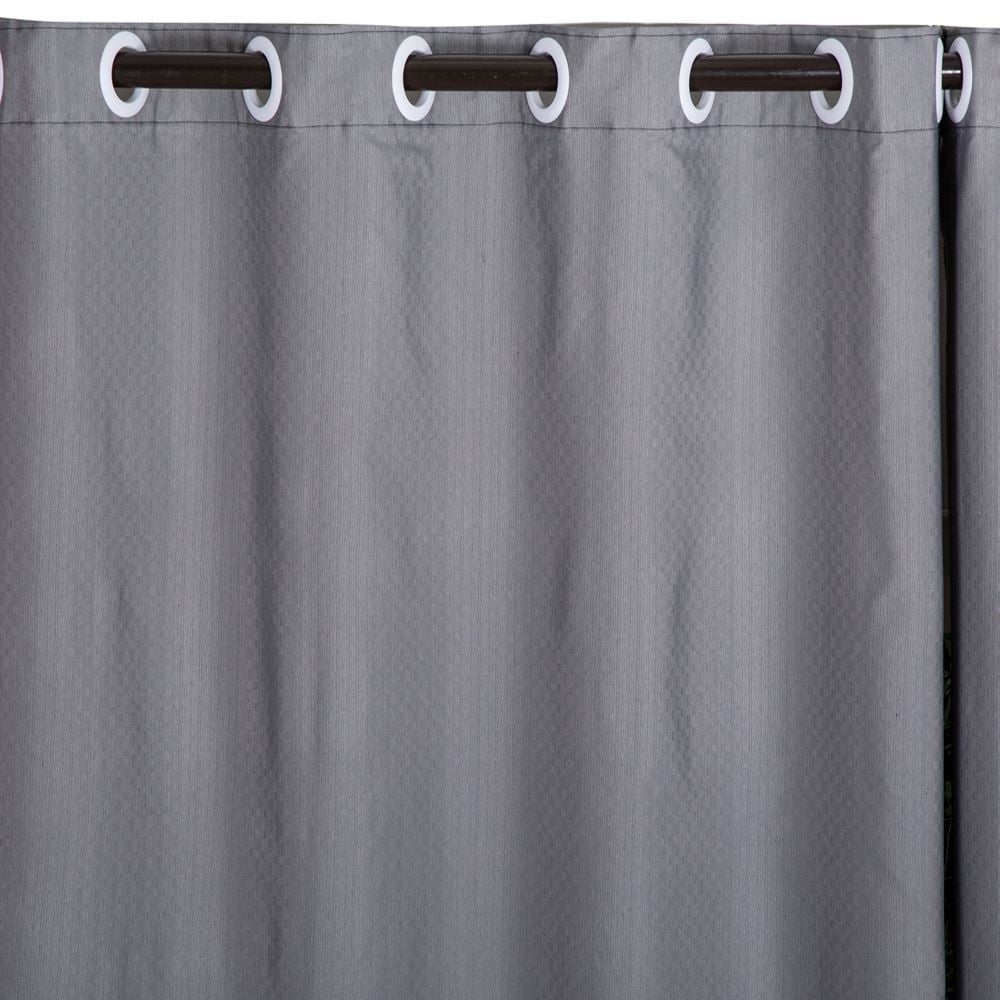 Cortina para Quarto e Sala 2,60X1,70 m Rústica Madri Havan Casa - Titanio