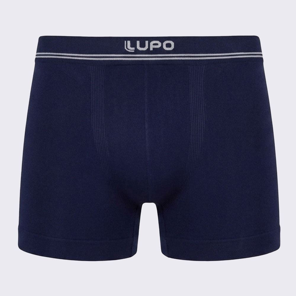 Cueca Boxer Masculina Sem Costura Lupo Marinho