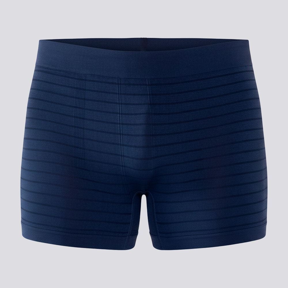 Cueca Boxer Masculina Sem Costura Marc Alain Azul Marinho