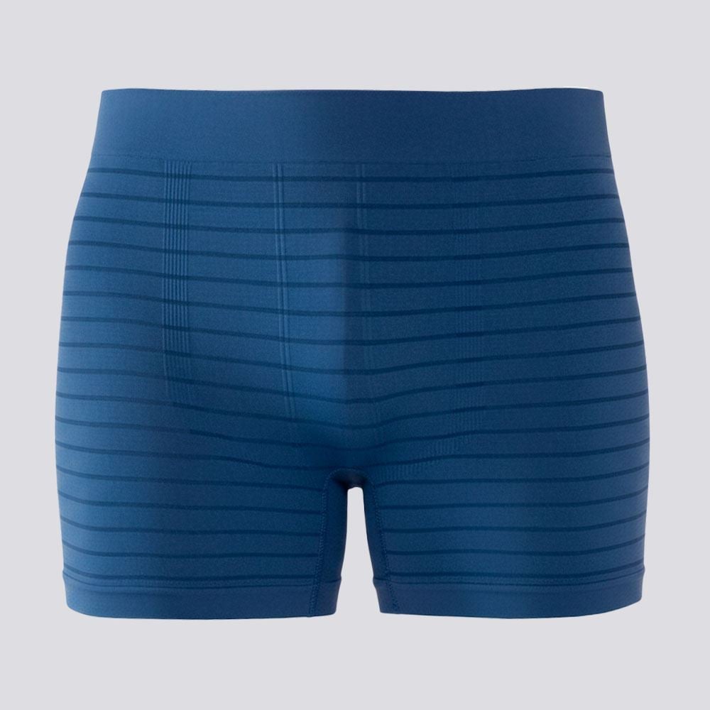 Cueca Boxer Masculina Sem Costura Marc Alain Azul