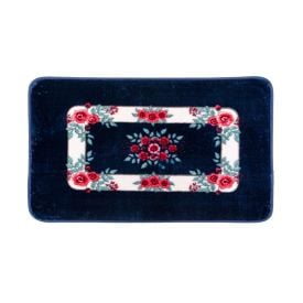 Tapete Sevilha 45X70cm - Havan - Floral Azul