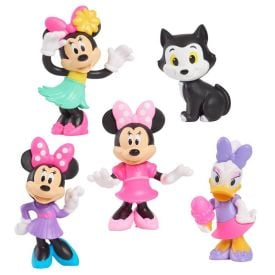 Mini Figuras Minnie Mouse Disney Junior 5 Peças Sunny Brinquedos
