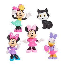 Mini Bonecos Minnie Mouse Disney Junior 5 Peças Sunny Brinquedos