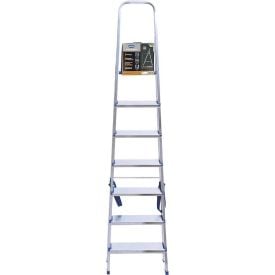 Escada Alumínio 7 Degraus Mor 5105 - Prata