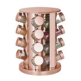 Porta Condimentos Haüskraft Inox 16 Peças - Rose Gold