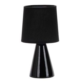 Abajur De Cerâmica Pottery 25Cm Taschibra Bivolt - Preto