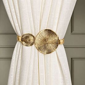Abraçadeira Lótus Bella Arte - Dourado 