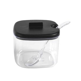Açucareiro Com Colher Break Ou 200Ml - Preto