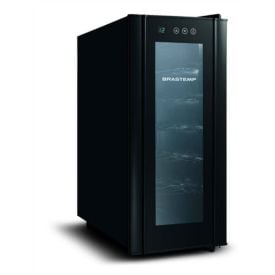 Adega Brastemp 12 Garrafas Iluminação Led Painel Eletrônico BZC12BE