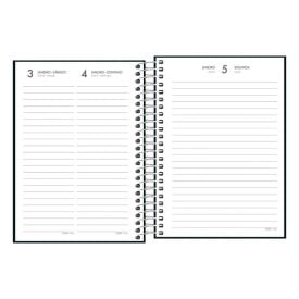 Agenda Espiral 2026 Pepper 160 Folhas Tilibra - Preto