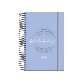 Agenda Espiral 2026 Fluor Mix Soft 176 Folhas Foroni - Sortido
