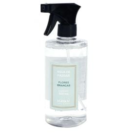 &Aacute;gua de Passar Spray 500Ml Havan Casa - Flores Brancas
