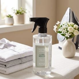 &Aacute;gua de Passar Spray 500Ml Havan Casa - Flores Brancas