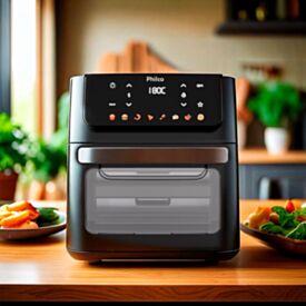 Fritadeira Air Fryer Oven Philco 11 Litros 8 Funções Visor 1800W PAF11B
