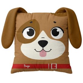 Almofada 38X38 Turma do Abraço - Pingo Cachorro