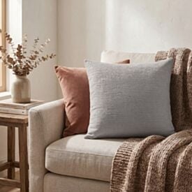 Almofada Decorativa Bouclé 43X43cm Havan Casa - Prata