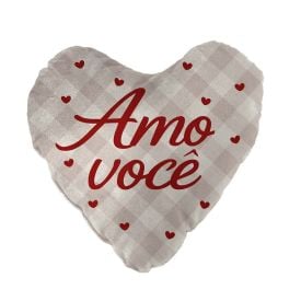 Almofada de Coração Dia dos Namorados Havan Casa - AMO VOCE