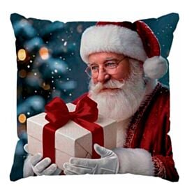 Almofada de Veludo 48X48cm Natal Havan Casa - Noel Azul