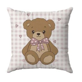 Almofada Decor 38X38cm Havan Baby - Urso Rosa