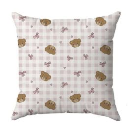 Almofada Decor Baby 38X38cm Havan Baby - URSO ROSA