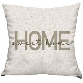 Almofada Decorativa Estampada 45X45cm Naturalle Havan Casa - Home Sweet Home
