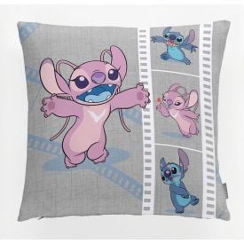 Almofada Decorativa 43X43 cm Disney Hedrons - Stitch Poses