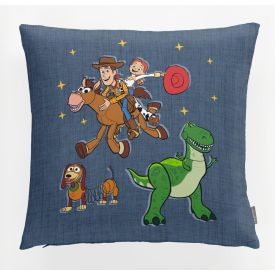 Almofada Decorativa 43X43 cm Disney Hedrons - Toy Story Turma
