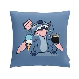 Almofada Decorativa 43X43 cm Disney Hedrons - Stitch Surf