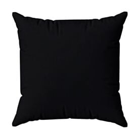 Almofada Decorativa 50X50cm Veludo Italiano Liso Havan Casa - Preto